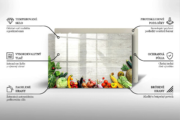 Copri piano cottura Verdure sulle copertine