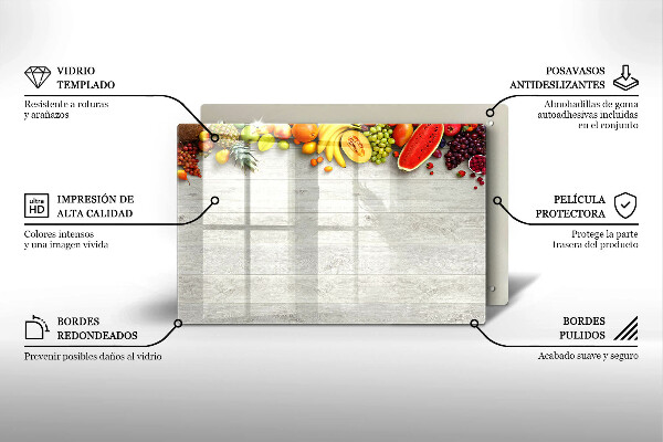 Copri piano cottura Frutta sulle copertine