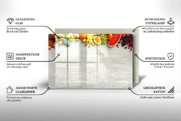 Copri piano cottura Frutta sulle copertine