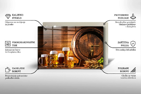 Copri piano cottura Barile di birra