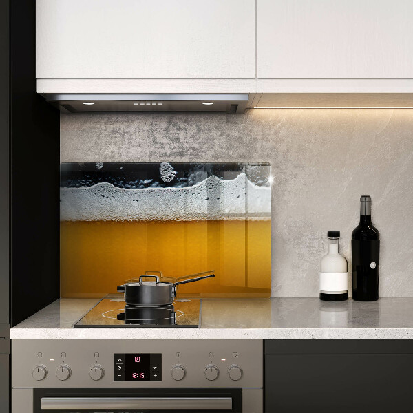 Copri piano cottura Bevi schiuma di birra