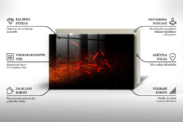 Protezione piano induzione Peperoncini piccanti