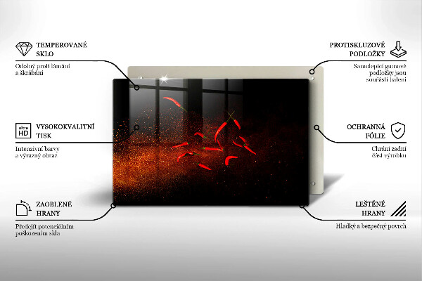 Protezione piano induzione Peperoncini piccanti