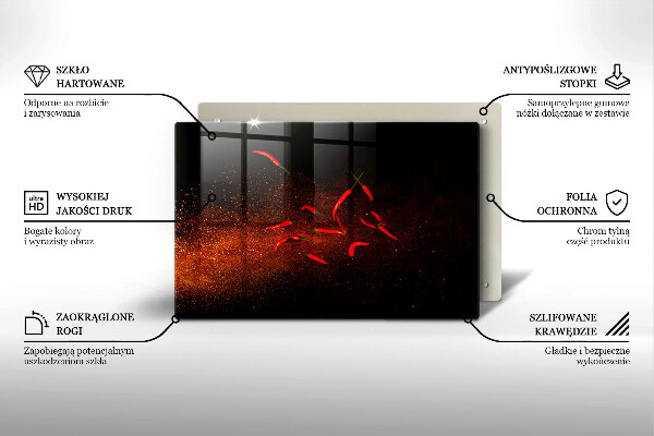 Protezione piano induzione Peperoncini piccanti