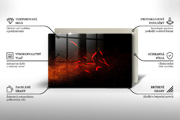 Protezione piano induzione Peperoncini piccanti