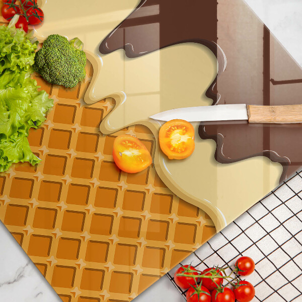 Protezione piano induzione Illustrazione del cono gelato