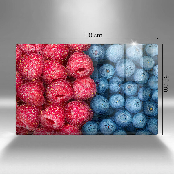 Protezione piano induzione Frutti di lampone e mirtillo