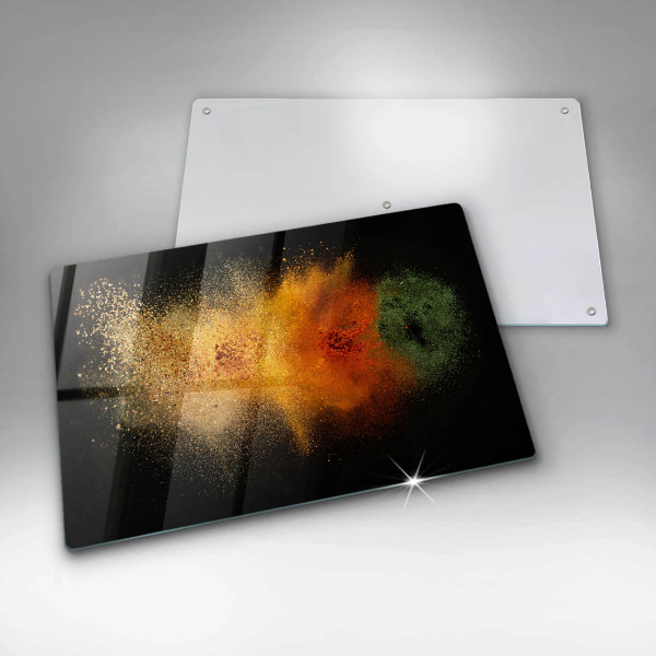 Protezione piano cottura Spezie colorate