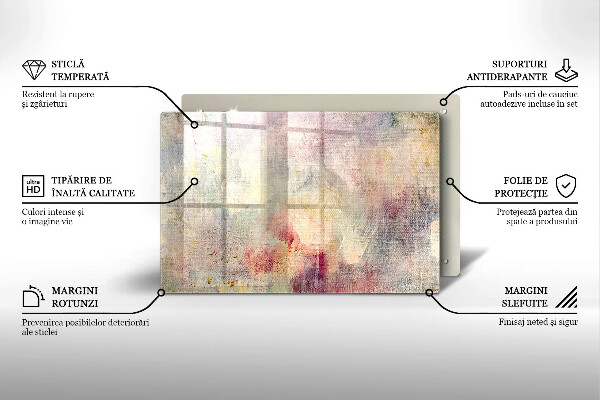 Copri cucina in vetro Fondo di struttura della vernice