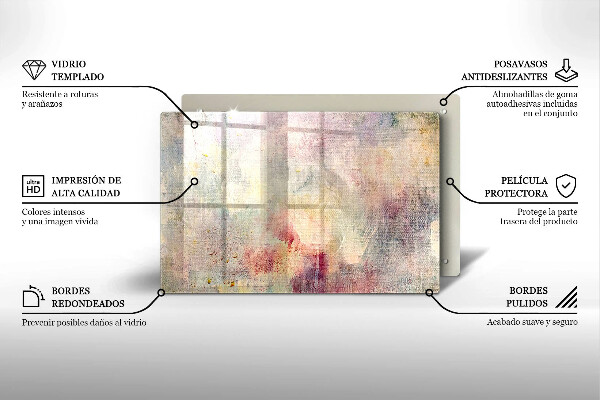 Copri cucina in vetro Fondo di struttura della vernice