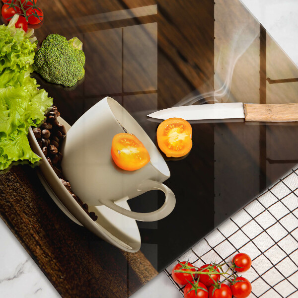 Copri piano cottura Tazzina da caffè in legno