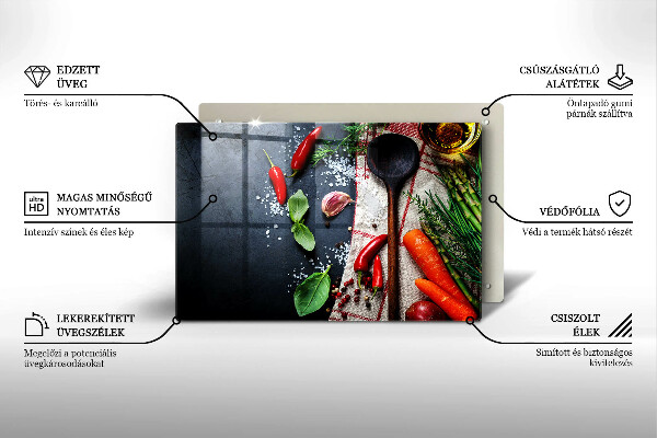 Copri piano cottura Cibo da cucina