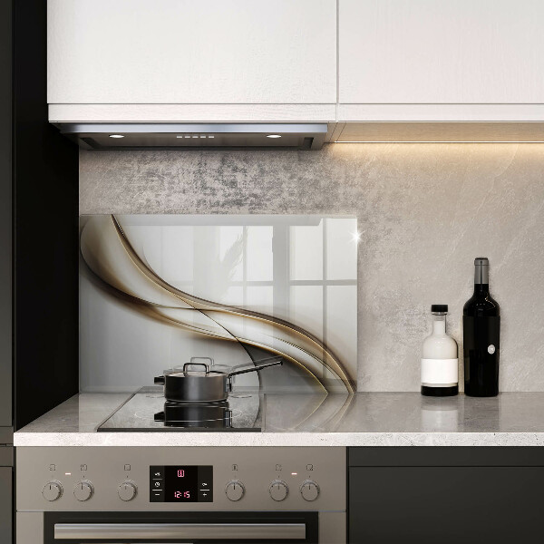 Copri piano cottura Astrazione di linee morbide