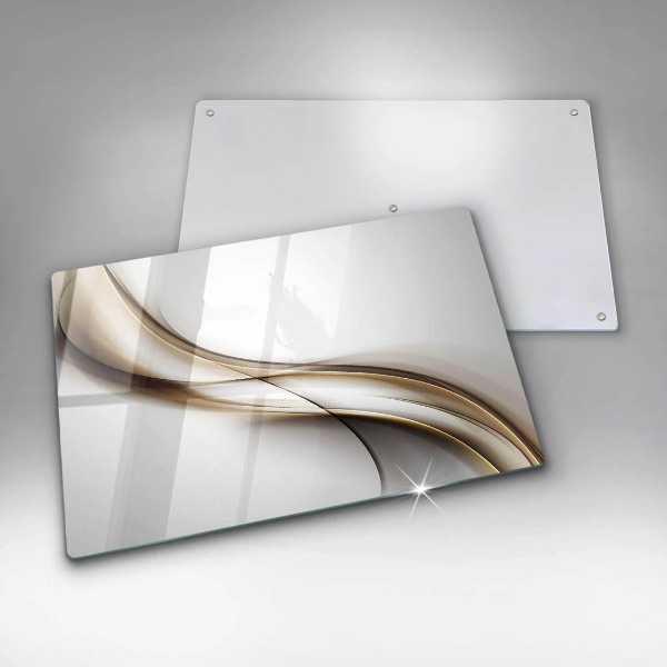 Copri piano cottura Astrazione di linee morbide