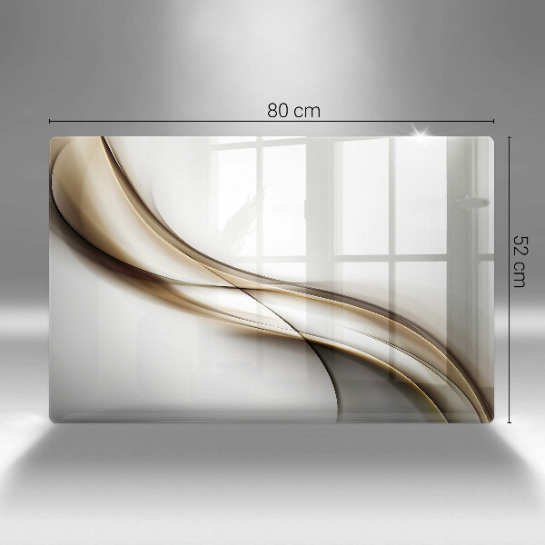 Copri piano cottura Astrazione di linee morbide