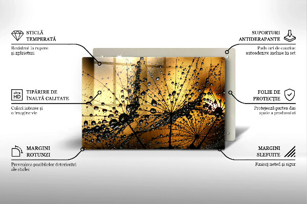Copri piano cottura Rugiada e denti di leone