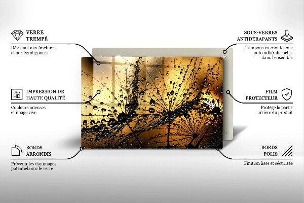 Copri piano cottura Rugiada e denti di leone