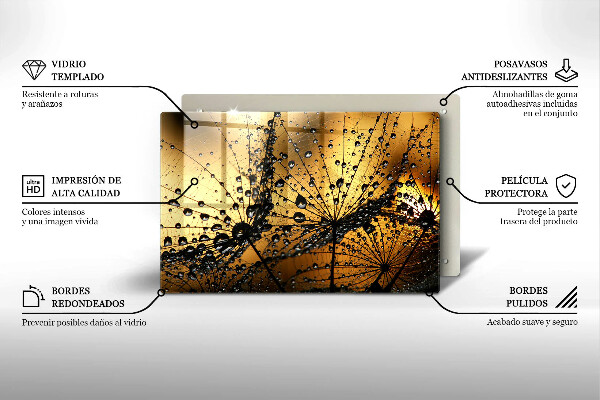 Copri piano cottura Rugiada e denti di leone