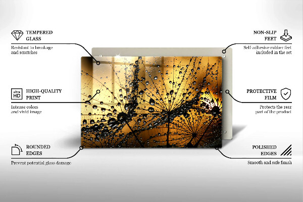 Copri piano cottura Rugiada e denti di leone