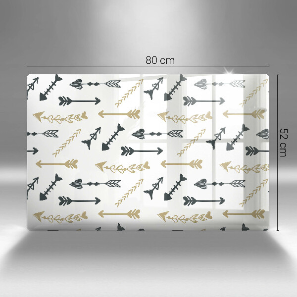 Copri piano cottura Modello di frecce Boho