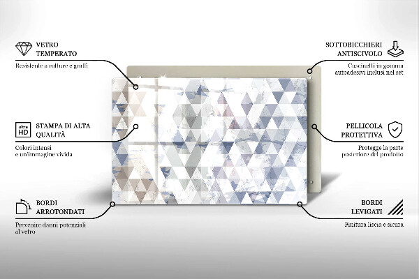 Protezione piano cottura Modello triangoli