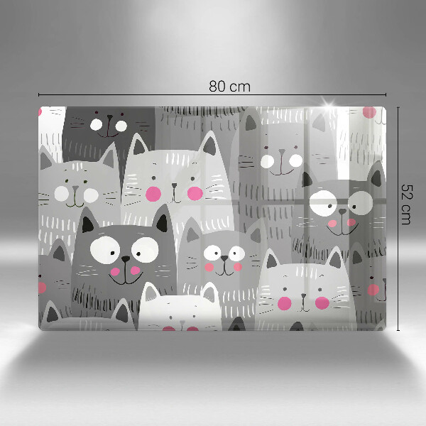 Copri piano cottura Illustrazione dei gatti