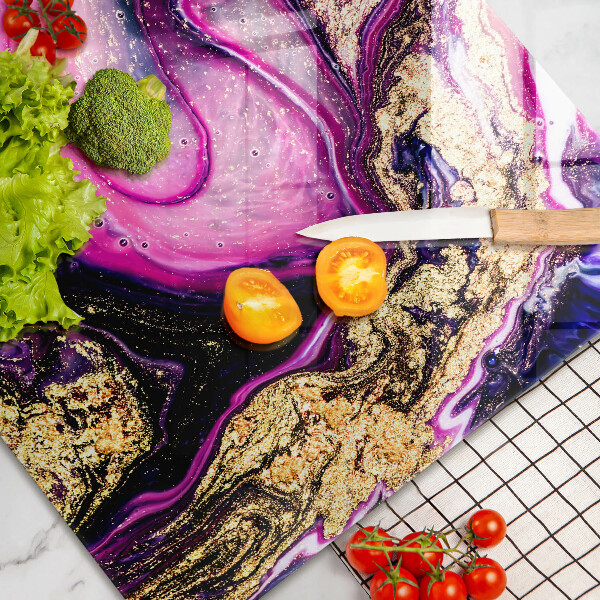 Protezione piano induzione Oro di disegno astratto