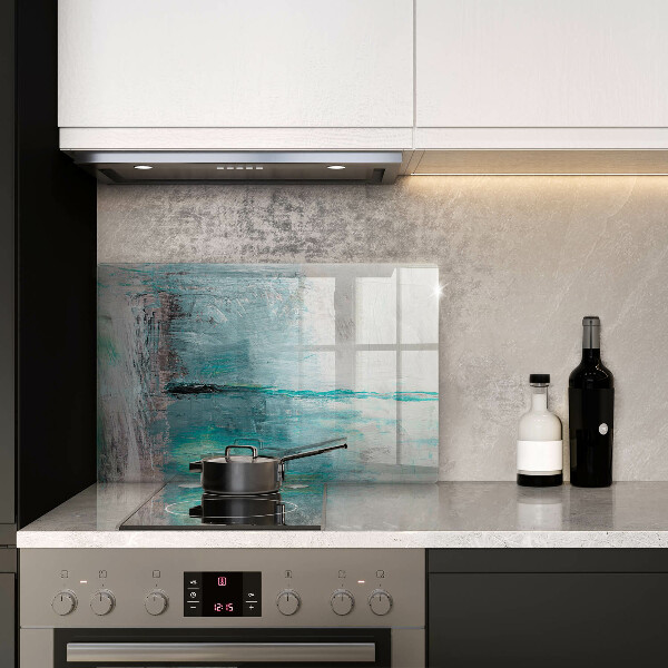 Copri piano cottura Dipinga lo sfondo di astrazione