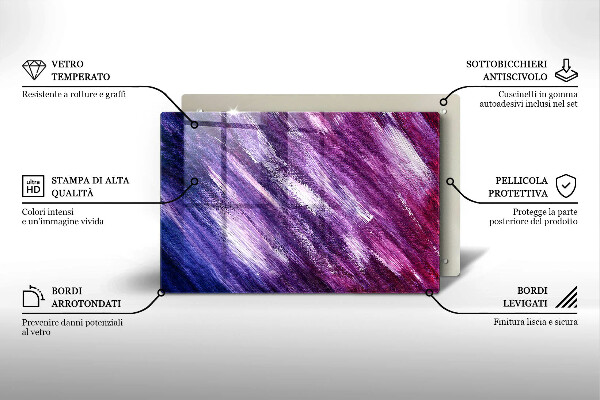 Copri piano cottura Dipingi l'astrazione