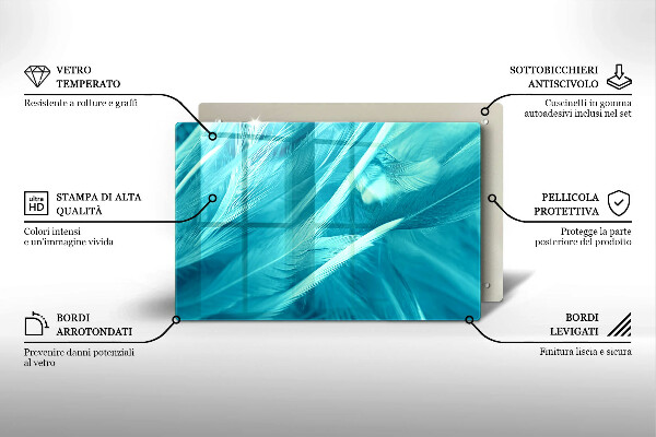 Protezione piano induzione Piume delicate
