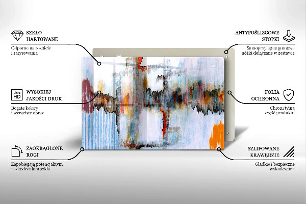 Copri piano cottura Pitture astratte