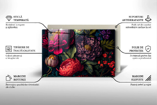 Copri piano cottura Bellissimi fiori