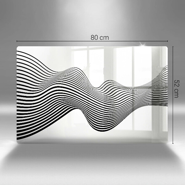 Copri piano cottura Astrazione lineare