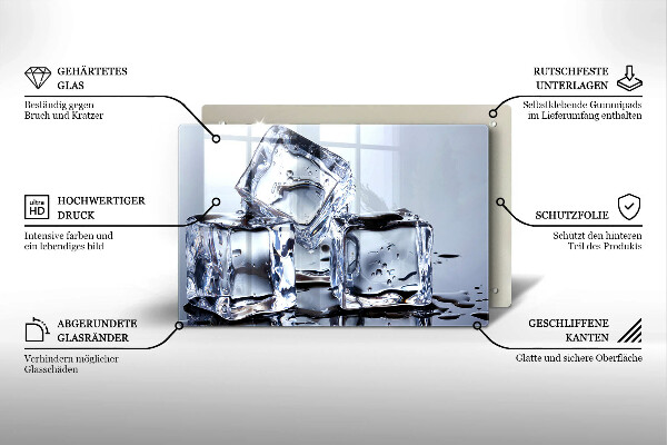 Copri piano cottura Cubetti di ghiaccio