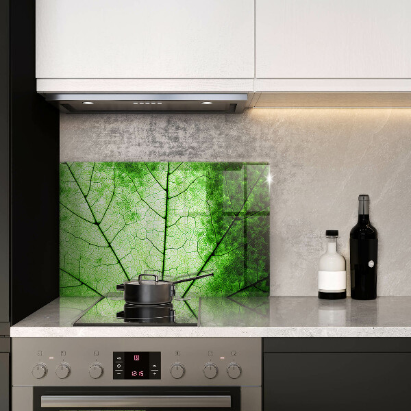 Copri piano cottura Foglia venata decorativa