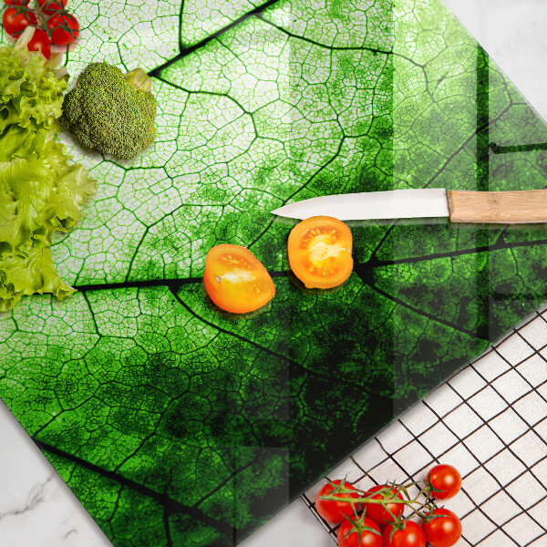 Copri piano cottura Foglia venata decorativa