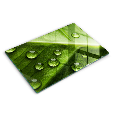 Copri piano cottura Rugiada e foglia della natura