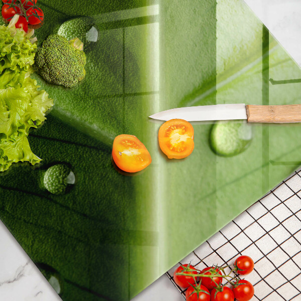 Copri piano cottura Rugiada e foglia della natura