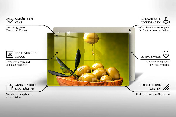 Copri piano cottura Olive gustose
