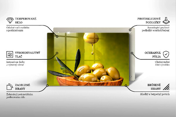 Copri piano cottura Olive gustose