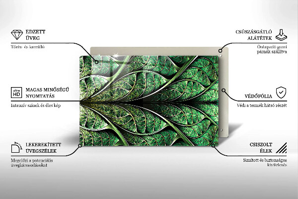 Copri piano cottura Struttura della nervatura fogliare