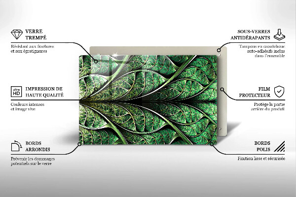 Copri piano cottura Struttura della nervatura fogliare