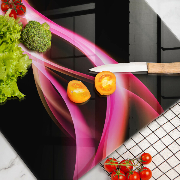 Copri piano cottura Fumo al neon astratto