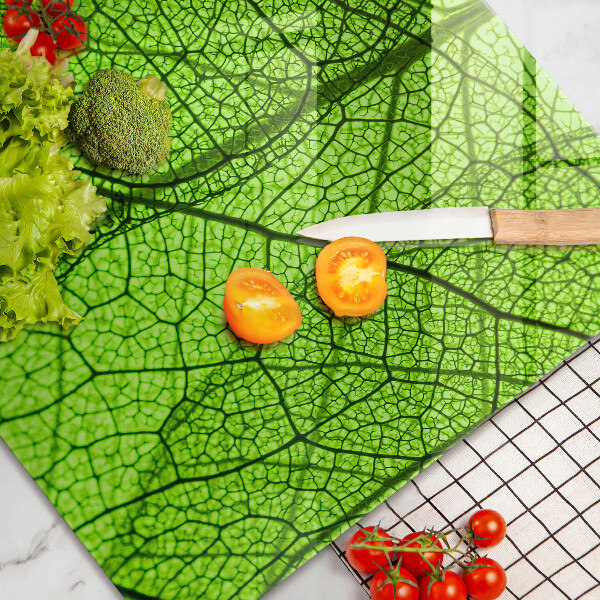 Copri piano cottura Vene delle foglie naturali