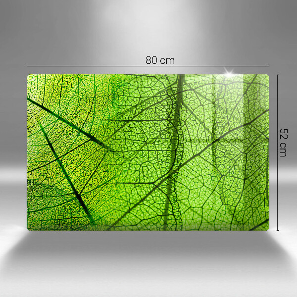 Copri piano cottura Vene delle foglie naturali