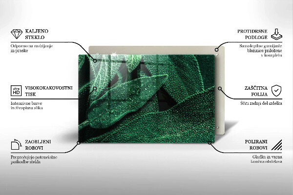 Copri piano cottura Le foglie della pianta