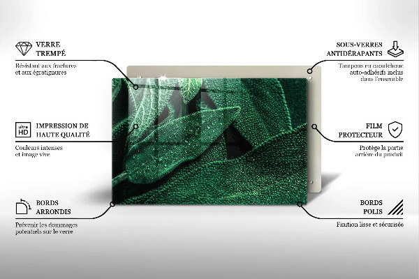 Copri piano cottura Le foglie della pianta