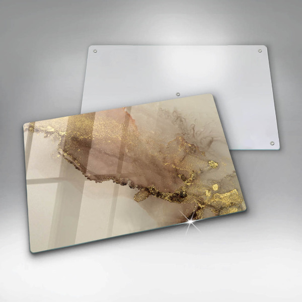 Copri piano cottura Astrazione dell'oro