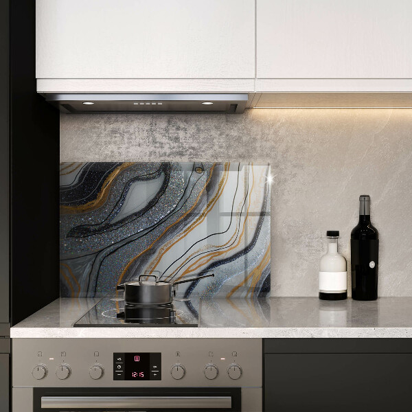 Protezione piano induzione roccia con oro