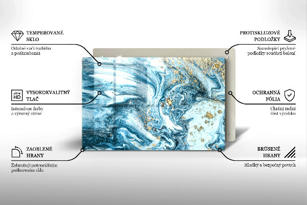 Protezione piano induzione Struttura con oro